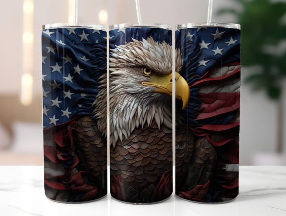 American Flag Eagle 20oz Tumbler Wrap: A Graphics & Tumbler Wraps Review