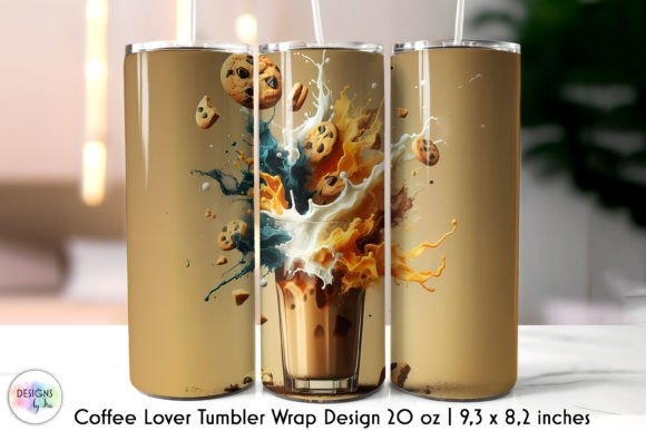 Coffee Lover Tumbler Wrap Sublimation: Graphics for Local Branding & Tumbler Wraps