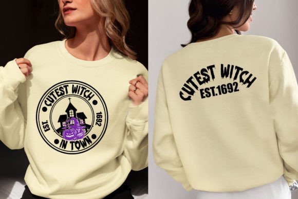Cutest Witch in Town Graphics: Halloween T-Shirt Designs