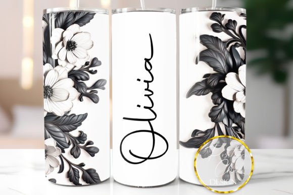 Floral Tumbler Graphic for Handmade Crafts: A Review