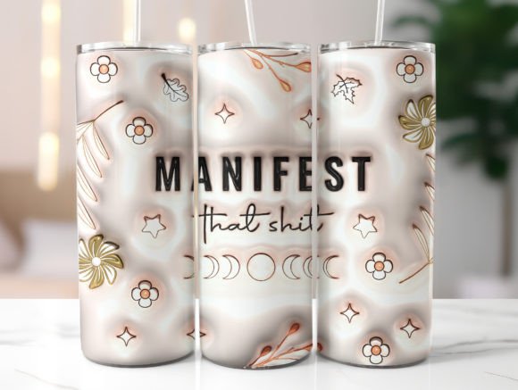 Funny Affirmation Tumbler Wrap Graphics