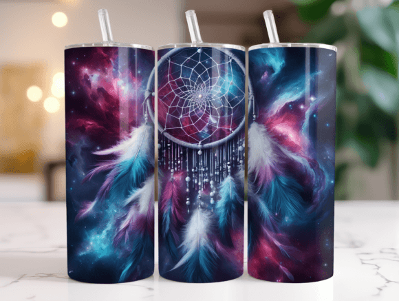 Galactic Dreamcatcher Tumbler Wrap Graphics