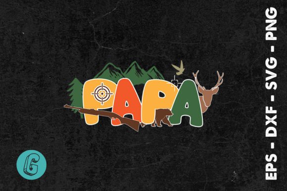 Hunting Dad SVG Graphics for T-Shirt Designs