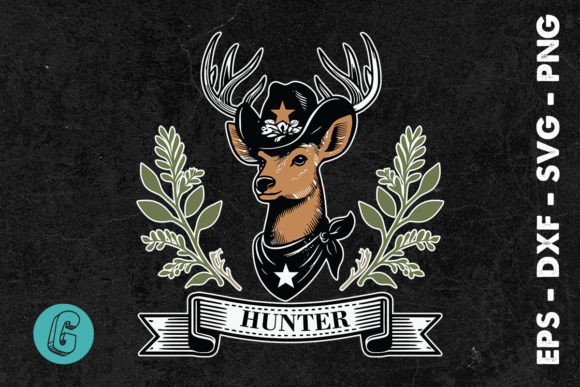 Hunting Deer American Hunter SVG Graphics for T-Shirt Designs