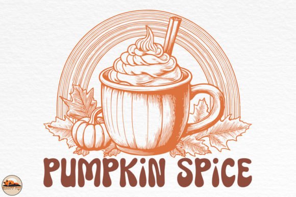 Pumpkin Spice SVG & Boho Fall PNG Graphics